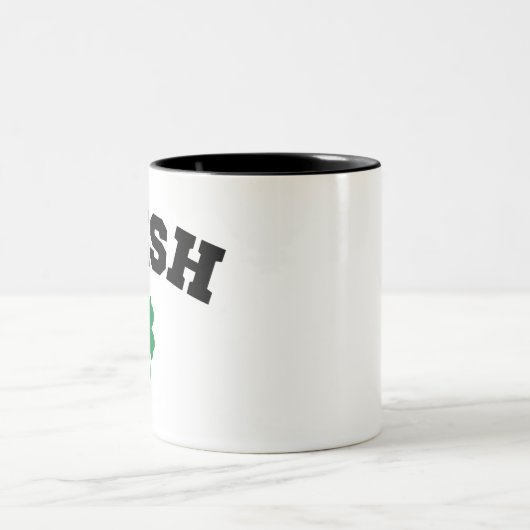 Irish Kleeblatt St Patrick's Zweifarbige Tasse (Mittel)