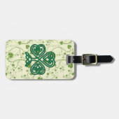IRISH KLEEBLATT SYMBOL GEPÄCKANHÄNGER (Vorderseite horizontal)