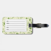 IRISH KLEEBLATT SYMBOL GEPÄCKANHÄNGER (Rückseite horizontal)