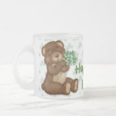 Irish Kleeblatt Teddy Mattglastasse (Links)