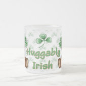 Irish Kleeblatt Teddy Mattglastasse (Mittel)