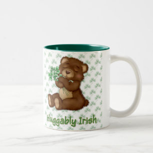 Irish Kleeblatt Teddy Zweifarbige Tasse