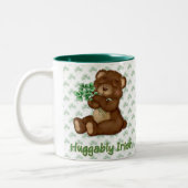 Irish Kleeblatt Teddy Zweifarbige Tasse (Links)