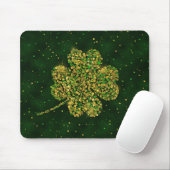 Irish Kleeblatt Vier-Blatt Lucky Clover Mousepad (Mit Mouse)