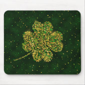 Irish Kleeblatt Vier-Blatt Lucky Clover Mousepad (Vorne)