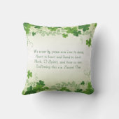 Irish Kleeblatt Wedding Kissen (Rückseite)