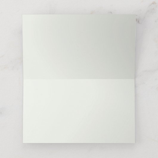 Irish Kleeblatt Wedding Platzkarte (Innenseite Aufgefaltet)