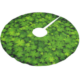 Irish Kleeblatt Weihnachtsdekor Polyester Weihnachtsbaumdecke