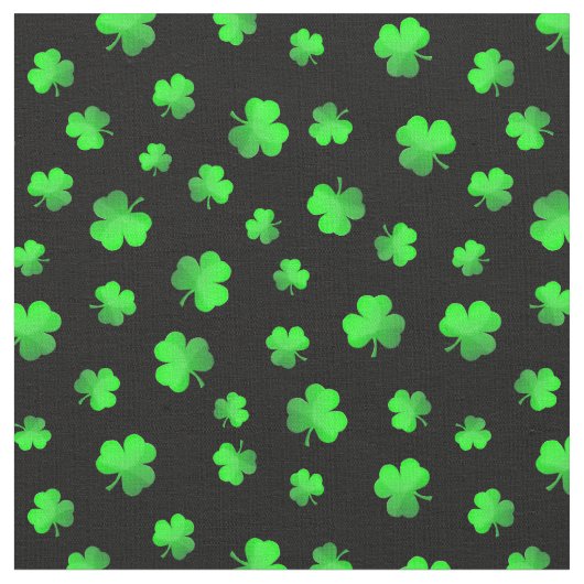 Irish Kleeblatts Clover St. Patricks Day Stoff (Nahaufnahme)