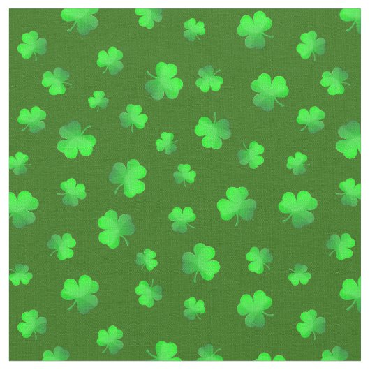Irish Kleeblatts Clover St. Patricks Day Stoff (Nahaufnahme)