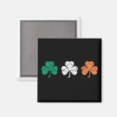 Irish Kleeblatts Magnet (Vorderseite/Rückseite)