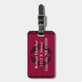 Irish Knot Designs Gepäckmarke Gepäckanhänger (Vorderseite vertikal)