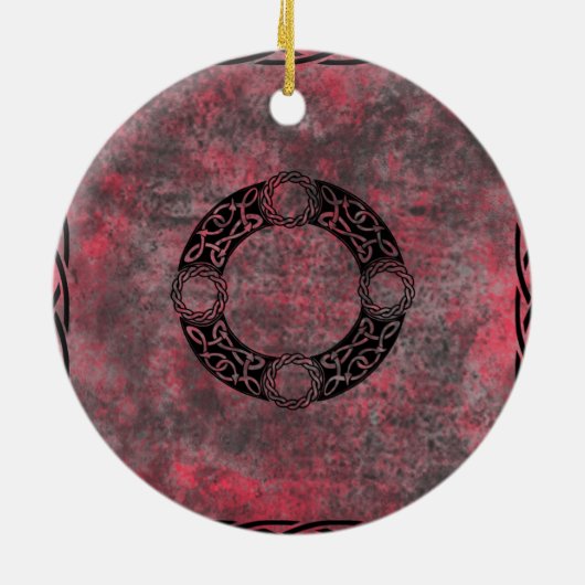 Irish Knot Designs Keramikornament (Hinten)