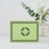 Irish Knot Designs Postkarte (Stehend Vorderseite)