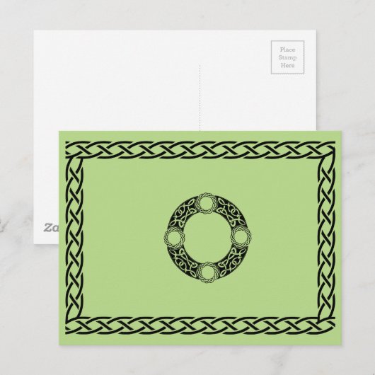 Irish Knot Designs Postkarte (Vorne/Hinten)