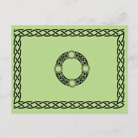 Irish Knot Designs Postkarte (Vorderseite)