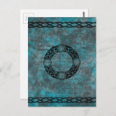 Irish Knot Designs Postkarte (Vorne/Hinten)