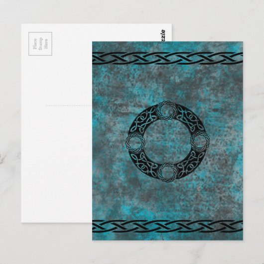 Irish Knot Designs Postkarte (Vorne/Hinten)