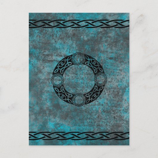 Irish Knot Designs Postkarte (Vorderseite)