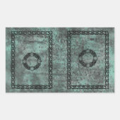 Irish Knot Designs Rechteckiger Aufkleber (Vorderseite)