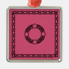 Irish Knot Designs Silbernes Ornament