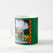 Irish Koch Mops Kaffeetasse (Vorderseite Links)
