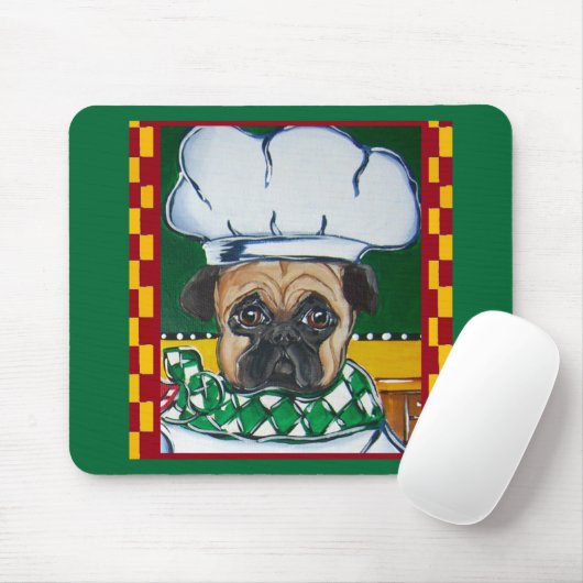 Irish Koch Mops Mousepad (Mit Mouse)