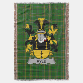 Irish Kyle Coat of Arms Familienwappen Irland Decke