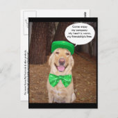Irish Labrador Sprichwort Postkarte (Vorne/Hinten)