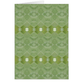 Irish Lace - Asparagus Green Grußkarte