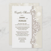 Irish Lace Couples Polterabend Einladung (Vorne/Hinten)