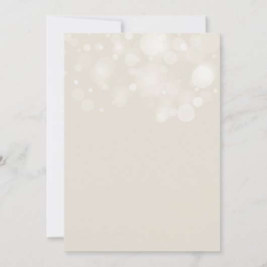 Irish Lace Wedding Einladung (Rückseite)