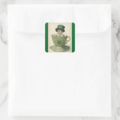 Irish Lad In Tea Cup Sticker (Tasche)