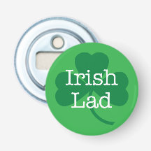 Irish Lad-Kleeblatt St. Patrick's Day Bottle Opene