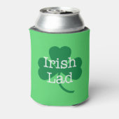 Irish Lad St. Paddy's Day Kleeblatt Can Cooler Dosenkühler (Kanne Rückseite)