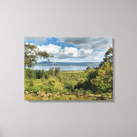 Irish Lake unter Irish Sky Leinwanddruck (Vorderseite)