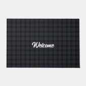 Irish Landkreis Carlow Tartan Customizable Fußmatte (Vorderseite)