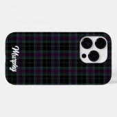 Irish Landkreis Carlow Tartan Personalisiert Case-Mate iPhone Hülle (Rückseite (Horizontal))