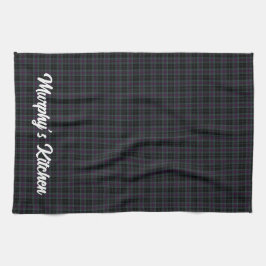 Irish Landkreis Carlow Tartan Personalisiert Geschirrtuch