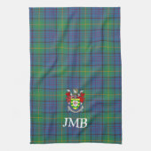 Irish Landkreis Donegal Tartan Personalisiert Geschirrtuch (Vertikal)