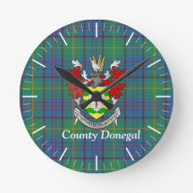 Irish Landkreis Donegal Tartan Personalisiert