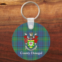 Irish Landkreis Donegal Tartan Personalisiert