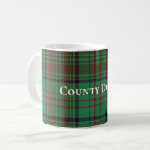 Irish Landkreis Dublin Tartan Kaffeetasse (Vorderseite Links)