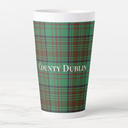 Irish Landkreis Dublin Tartan Milchtasse (Vorderseite)