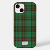 Irish Landkreis Dublin Tartan Personalisiert Case-Mate iPhone Hülle (Rückseite)