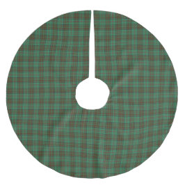 Irish Landkreis Dublin Tartan Polyester Weihnachtsbaumdecke