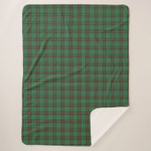 Irish Landkreis Dublin Tartan Sherpadecke (Vorderseite)