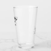 Irish Landkreis Galway Ireland Personalisiert Text Glas (Links)