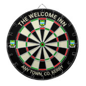 Irish Landkreis Kerry Ireland Dartboard Dartscheibe (vorne)