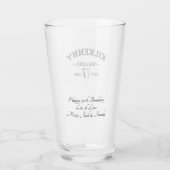 Irish Landkreis Kilkenny Ireland Personalisiert Te Glas (Rückseite)